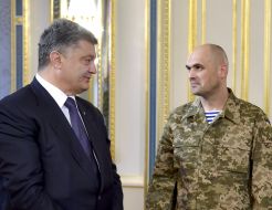 Petro Poroshenko and Oleg Kuzminykh
