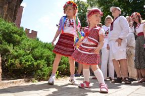 Megamarsh in embroidered shirts