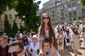 Megamarsh in embroidered shirts