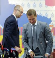 Arseniy Yatseniuk and Yuri Terentiev