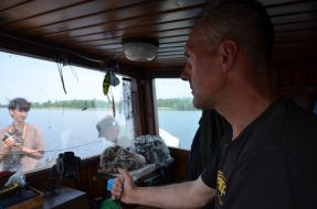 Investigation of the Kiev reservoir fish stocks