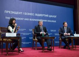 Анна Деревянко, Петр Порошенко и Андрей Гундер