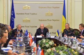 Oleksandr Turchynov and Trasyvulos Stamatopulos