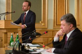 Petro Poroshenko and Aleksey Filatov