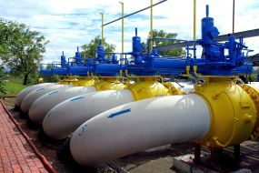 Tubes of gas pipeline