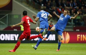 Soccer. Europe League. FC Sevilla (Spain) 3:2 FC Dnipro (Ukraine)