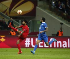 Игровой момент матча