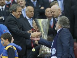 Michel Platini and Igor Kolomoisky