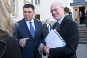 Владимир Гройсман и Норберт Ламмерт 