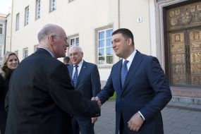 Владимир Гройсман и Норберт Ламмерт