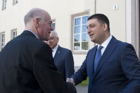 Владимир Гройсман и Норберт Ламмерт