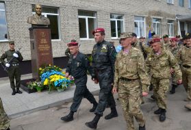 Soldiers of the battalion named after Sergei Kulchytsky