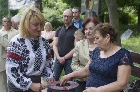 Worship on the occasion of the Holy Trinity at Askold's Grave