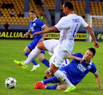 Игровой момент матча