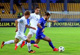 Игровой момент матча