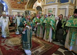 Богослужение по случаю Дня Святой Троицы