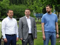 The opening of the park