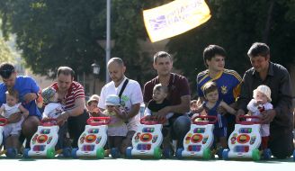 Participants of the "Run in walker"