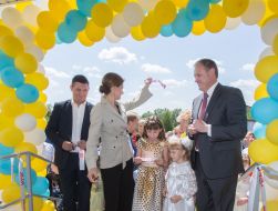 Marina Poroshenko and Vladimir Shandra
