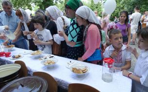 Believers at the Kiev Pechersk Lavra