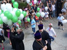 Priests and children