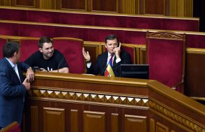 Oleg Lyashko and Andrey Lozovoy