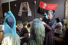 Плетение маскировочных сеток