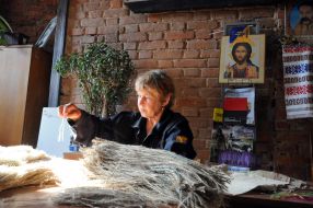 Плетение маскировочных сеток