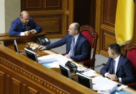 Sergey Melnichuk, Andriy Parubiy Vladimir Groisman