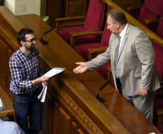 Serhiy Leshchenko and Vladimir Huzyr