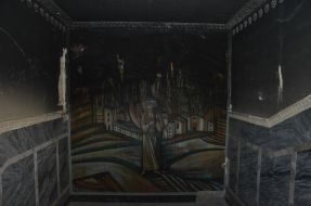 Восстановительные работы в кинотеатре "Жовтень"