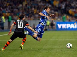 Soccer. The Cup of Ukraine final match. FC Dynamo (Kiev) 5:4 FC Shakhtar (Donetsk)