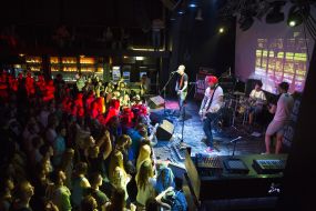 The participants of Belarusian band "Day darogu"