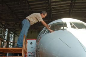 Inspection of the aircraft AN-158