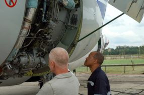 Inspection of the aircraft AN-158