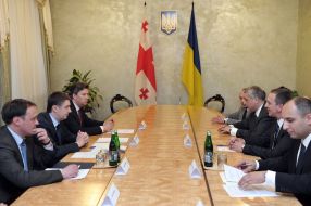 Meeting of Vyacheslav Kyrylenko and Mikheil Giorgadze