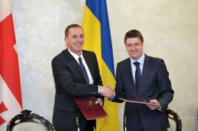 Meeting of Vyacheslav Kyrylenko and Mikheil Giorgadze