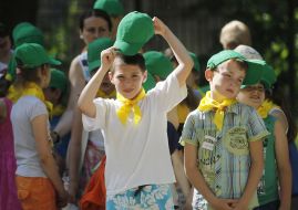 Children in a day camps