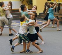 Children in a day camps