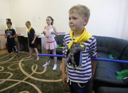 Children in a day camps