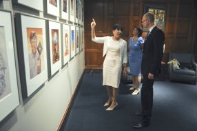 Meeting of Arseniy Yatsenyuk and Penny Pritzker