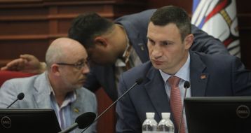 Alexey Reznikov and Vitali Klitschko