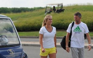 Elina Svitolina and Ian Hughes