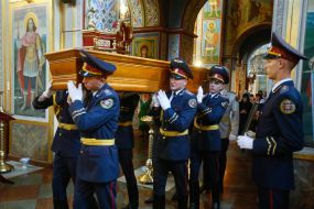 Farewell ceremony with Denis Denisyuk