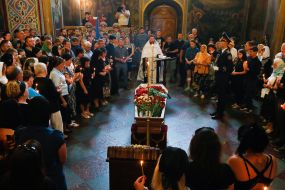 Farewell ceremony with Denis Denisyuk