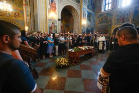 Farewell ceremony with Denis Denisyuk