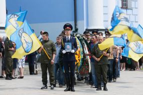 Farewell ceremony with Denis Denisyuk