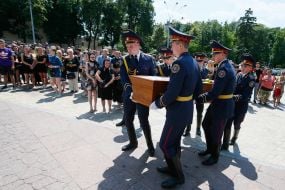 Farewell ceremony with Denis Denisyuk