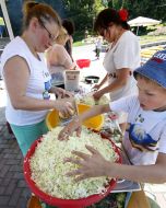 Festival of borsch and kulesh in Kiev