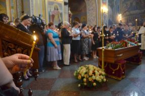 Farewell ceremony with Denis Denisyuk